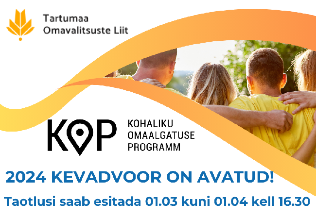 Kohaliku omaalgatuse programmi 2024. a kevadvoor on avatud.png