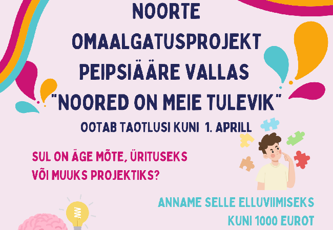 Noorte omaalgatusprojekti saab taotlusi esitada kuni 1. aprillini.png