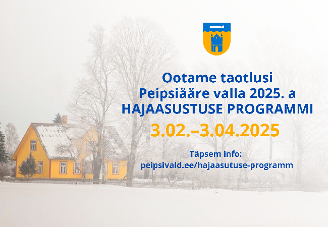 Taotluste vastuvõtt hajaasusustuse programmi on avatud.png